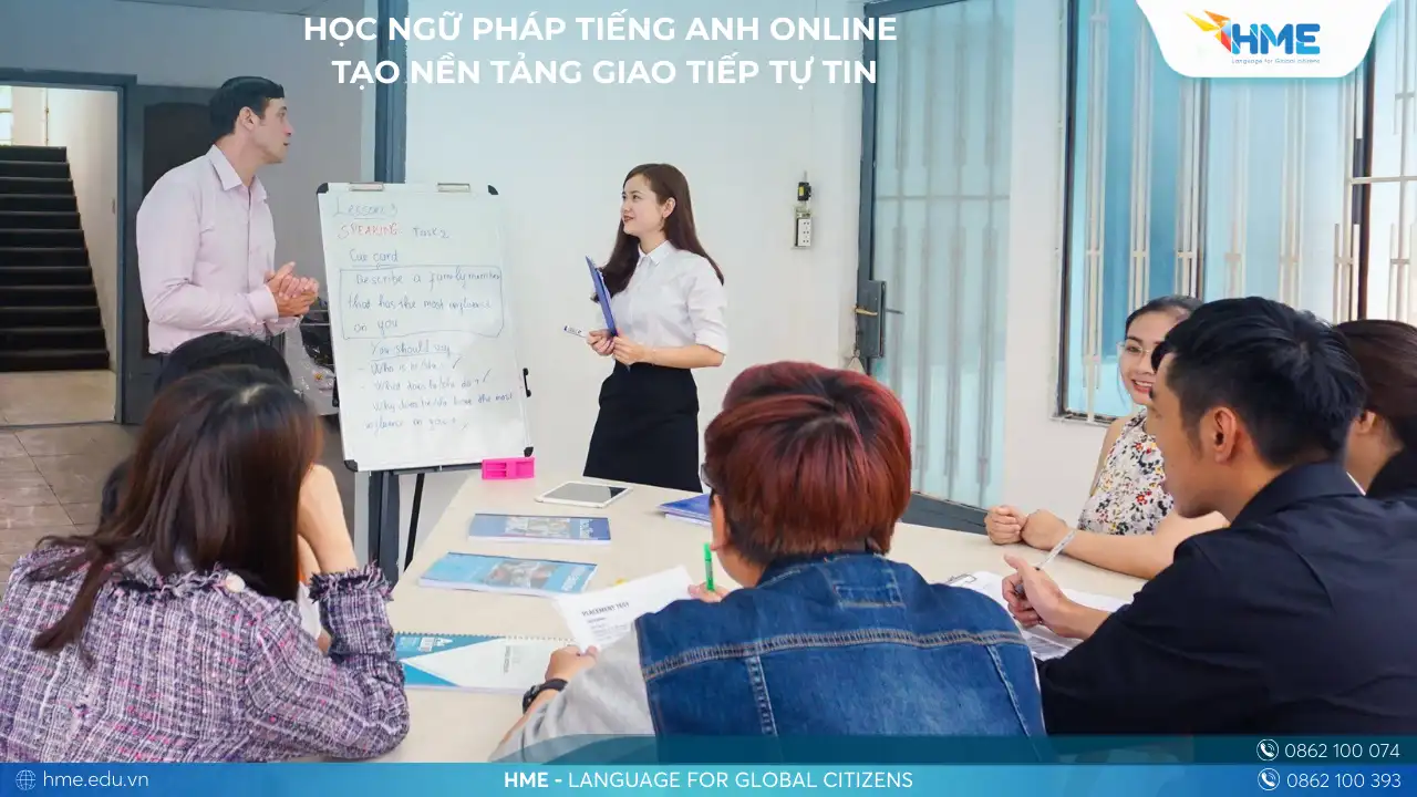 Học Ngữ Pháp Tiếng Anh Online Cùng HME