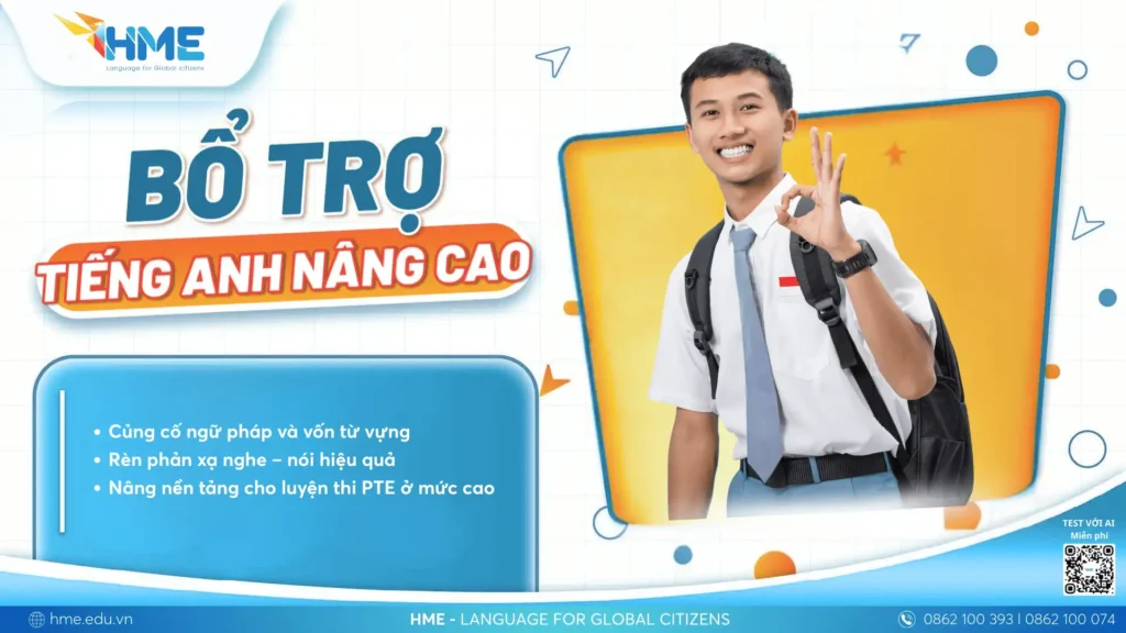 Khóa bổ trợ tiếng anh nâng cao