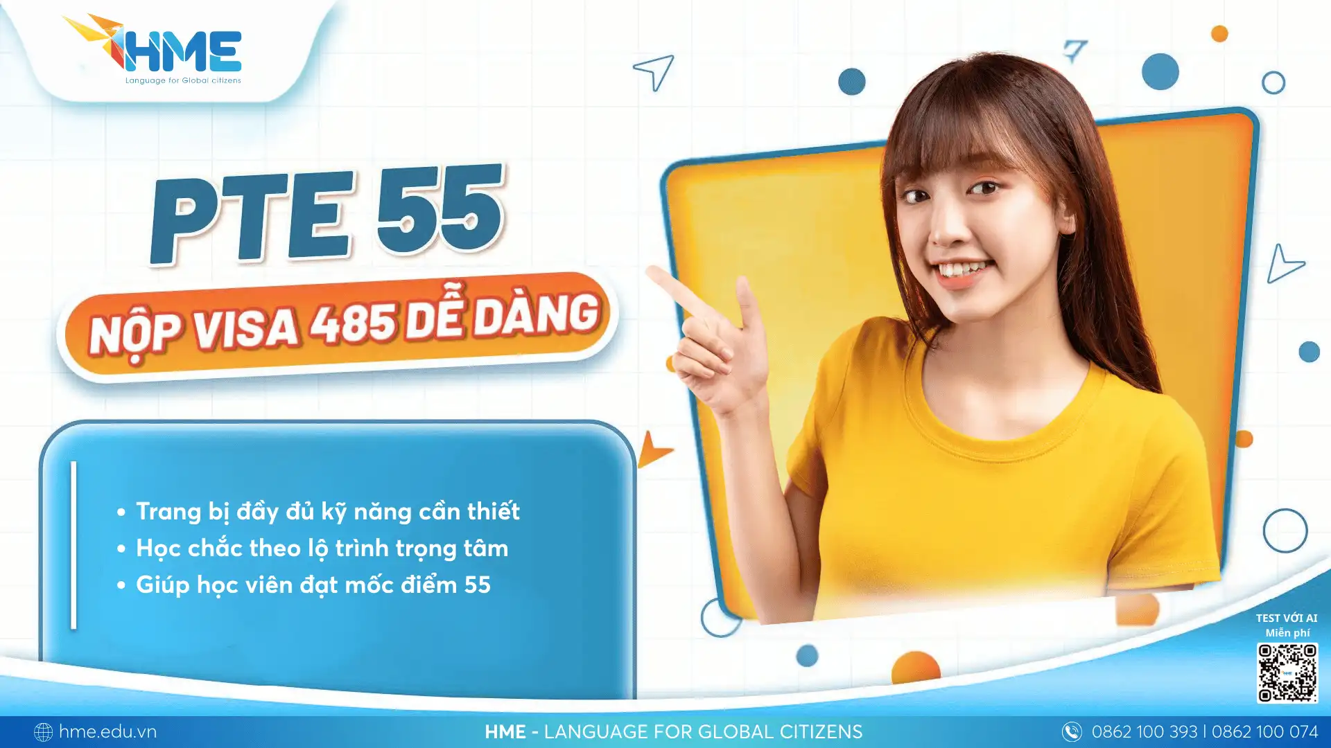 Khóa luyện thi PTE 55 - HME