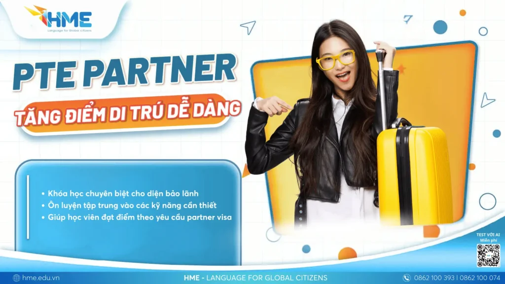 Khóa luyện thi PTE Partner