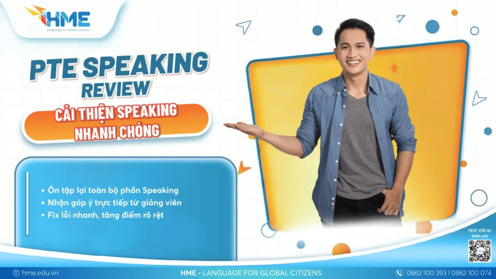 Khóa luyện thi PTE Speaking Review
