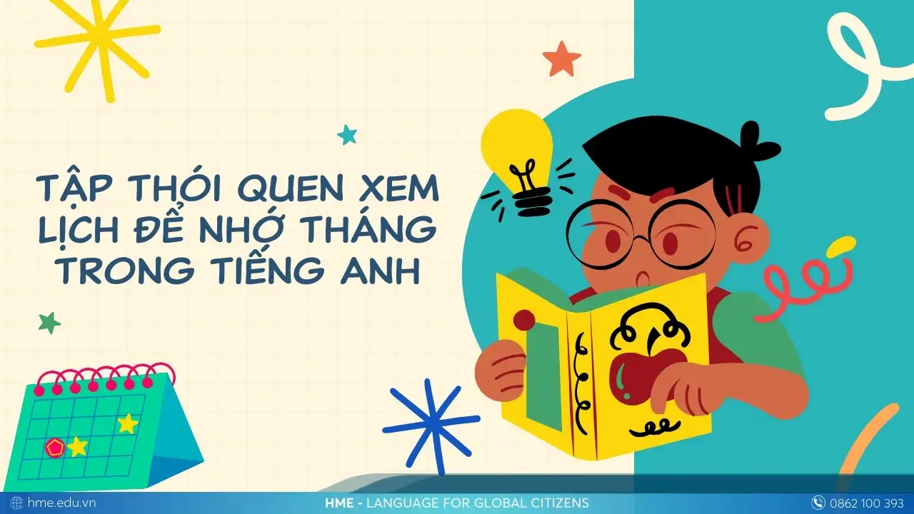 Tập thói quen xem lịch bằng tiếng Anh hằng ngày