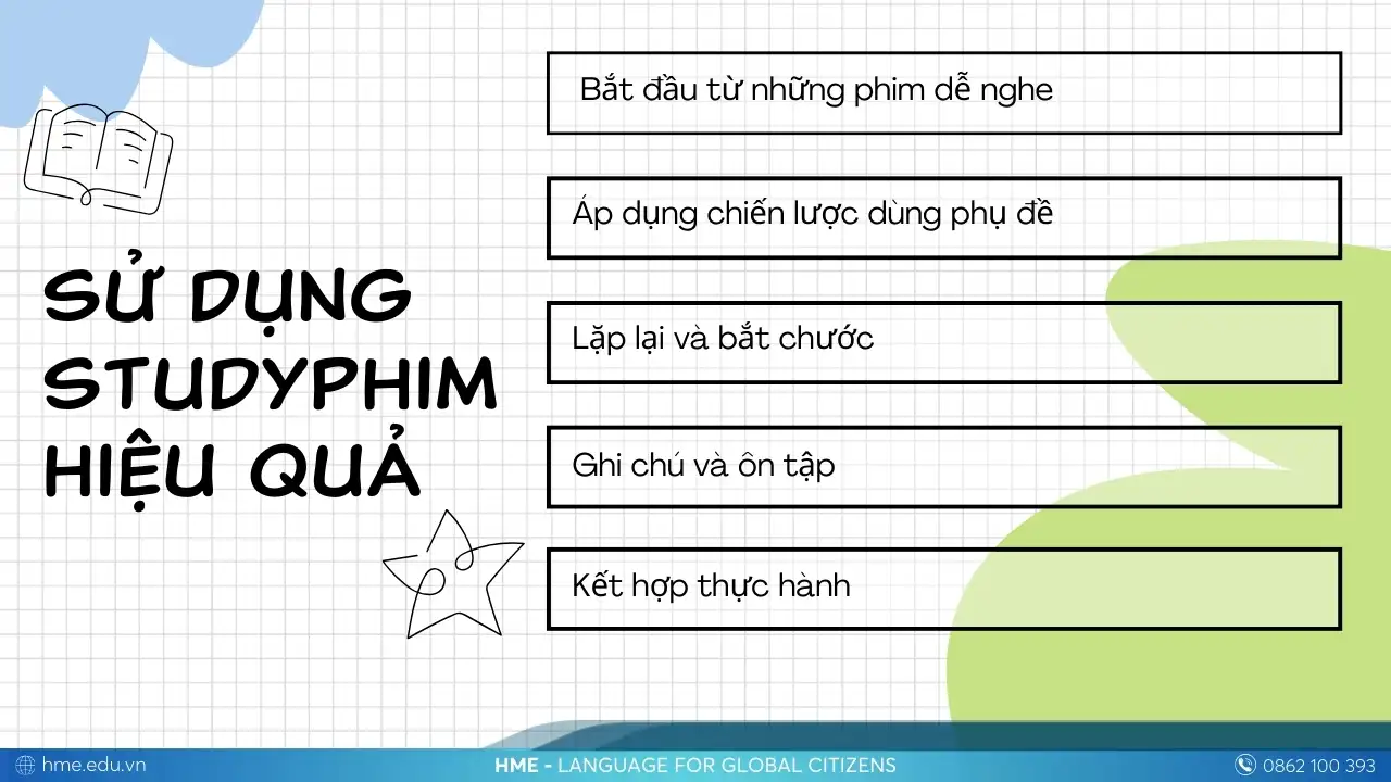 Cách tận dụng Studyphim hiệu quả