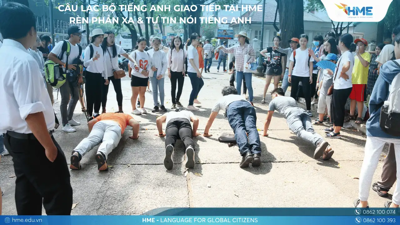 Câu lạc bộ tiếng Anh giao tiếp tại HME – Nơi tiếng Anh không chỉ là bài học