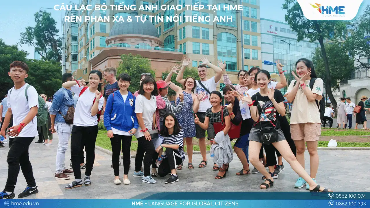 Câu lạc bộ tiếng Anh giao tiếp tại HME – Nơi tiếng Anh không chỉ là bài học