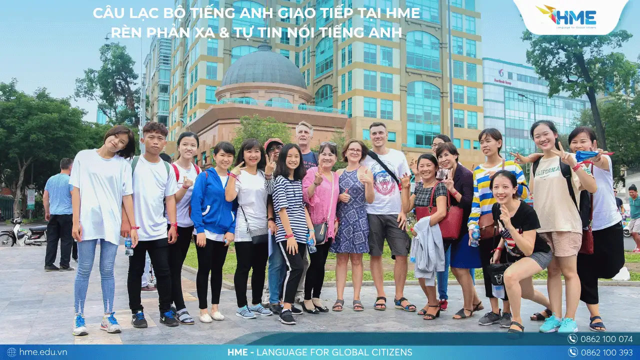 Câu lạc bộ tiếng Anh giao tiếp tại HME – Nơi tiếng Anh không chỉ là bài học