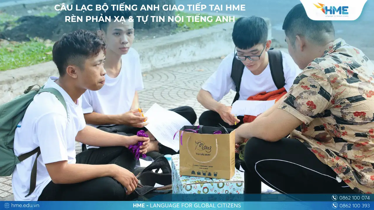 Câu lạc bộ tiếng Anh giao tiếp tại HME – Nơi tiếng Anh không chỉ là bài học