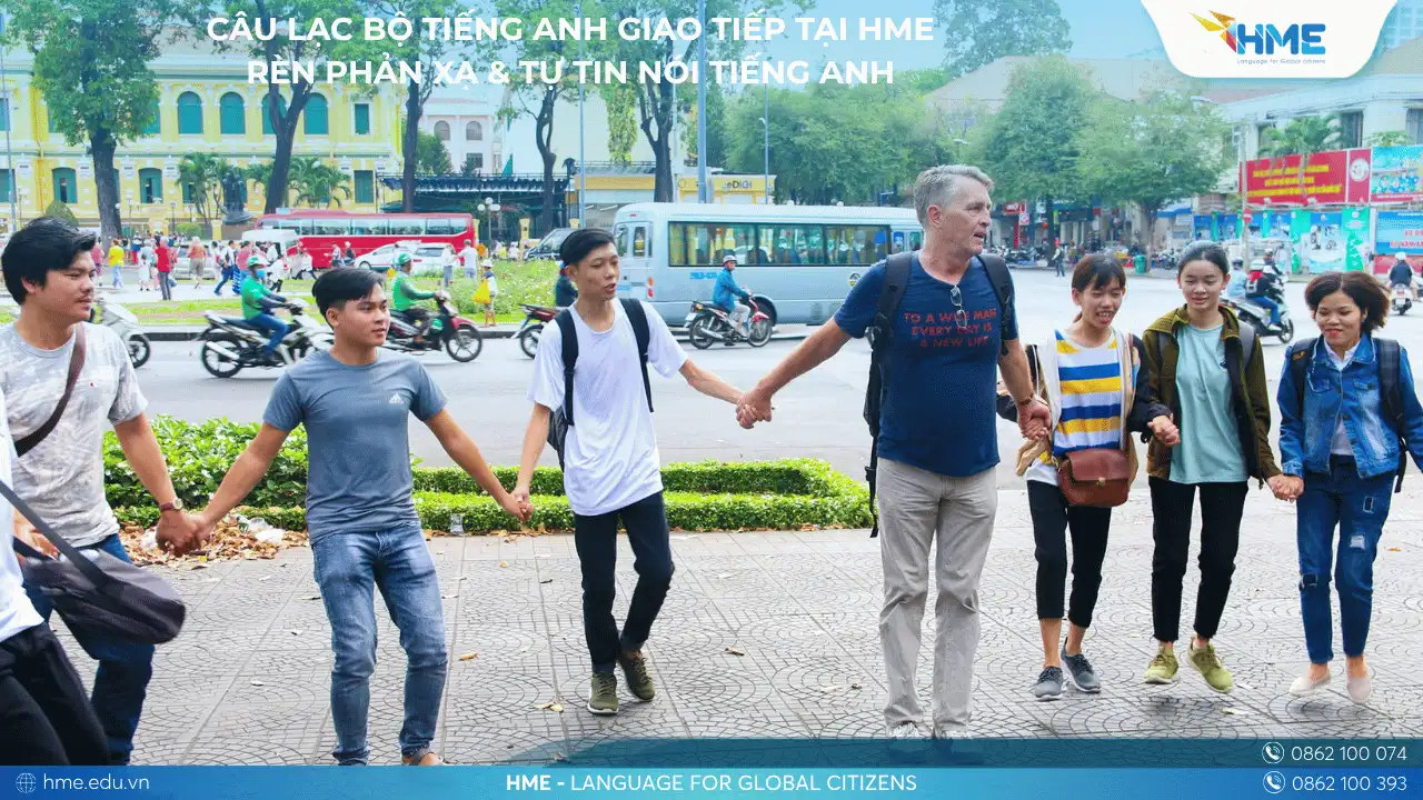 Câu lạc bộ tiếng Anh giao tiếp tại HME – Nơi tiếng Anh không chỉ là bài học