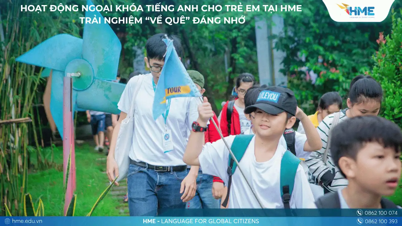 Hoạt động ngoại khóa tiếng Anh cho trẻ em tại HME – Trải nghiệm “Về Quê” đáng nhớ