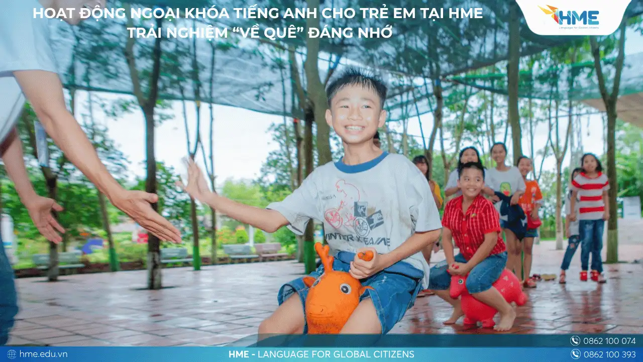 Hoạt động ngoại khóa tiếng Anh cho trẻ em tại HME – Trải nghiệm “Về Quê” đáng nhớ
