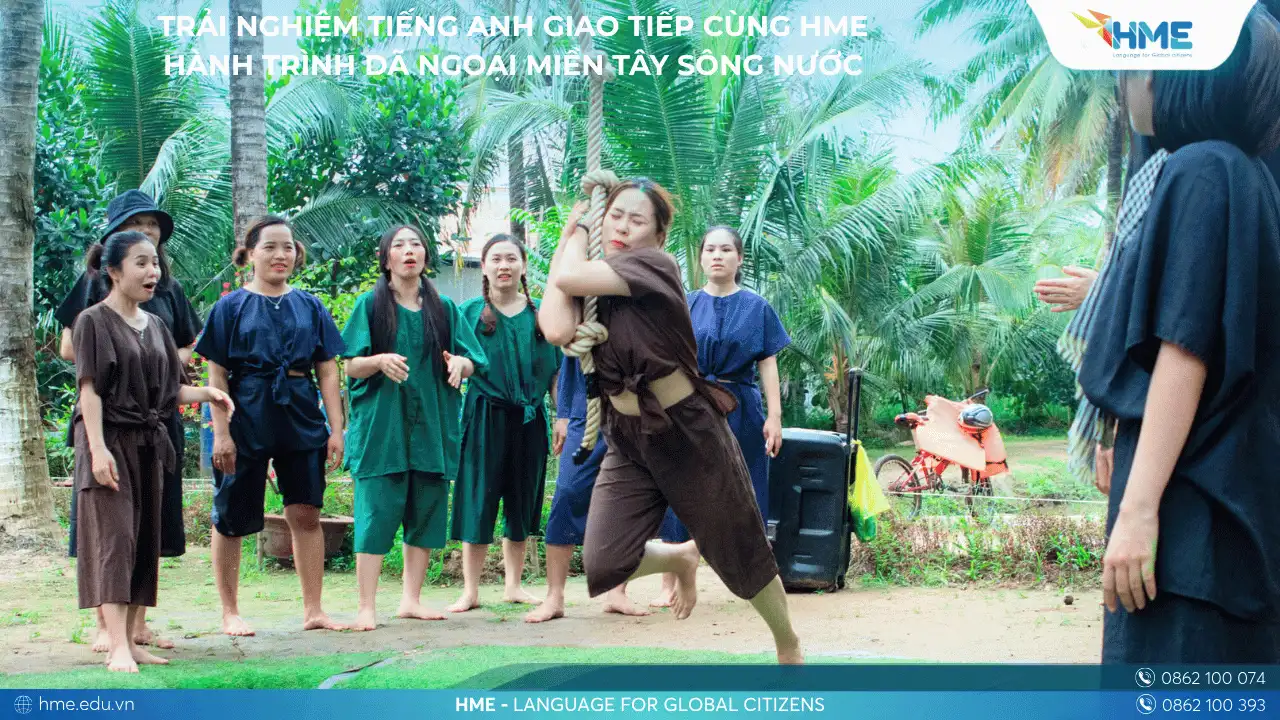 Trải nghiệm tiếng Anh giao tiếp cùng HME – Hành trình dã ngoại miền Tây sông nước