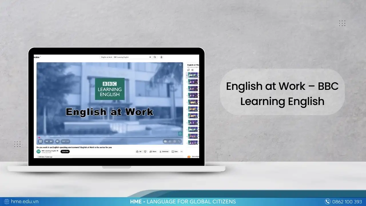 English at Work – BBC Learning English kênh YouTube video học tiếng Anh giao tiếp miễn phí