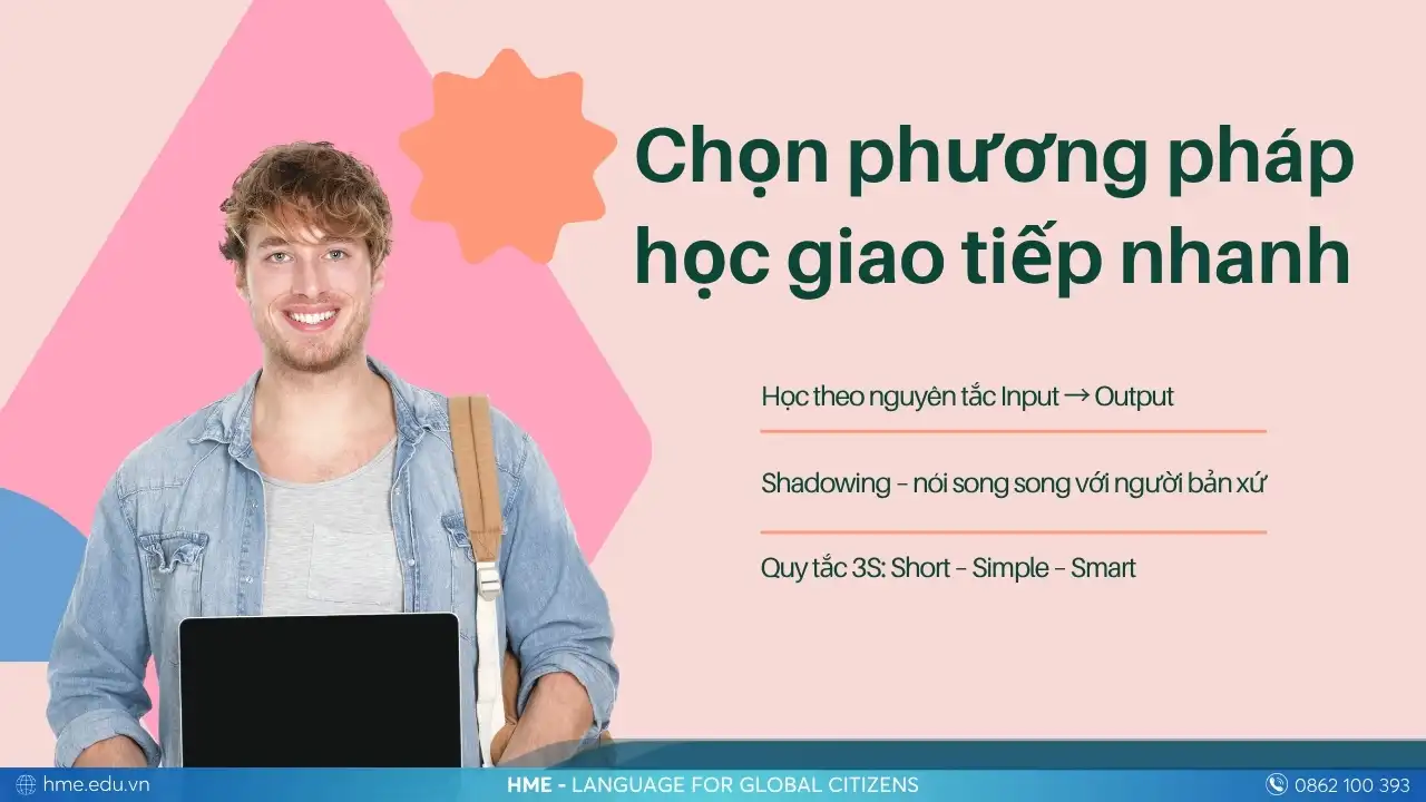 Chọn phương pháp học giao tiếp nhanh – học đúng mới tiến nhanh