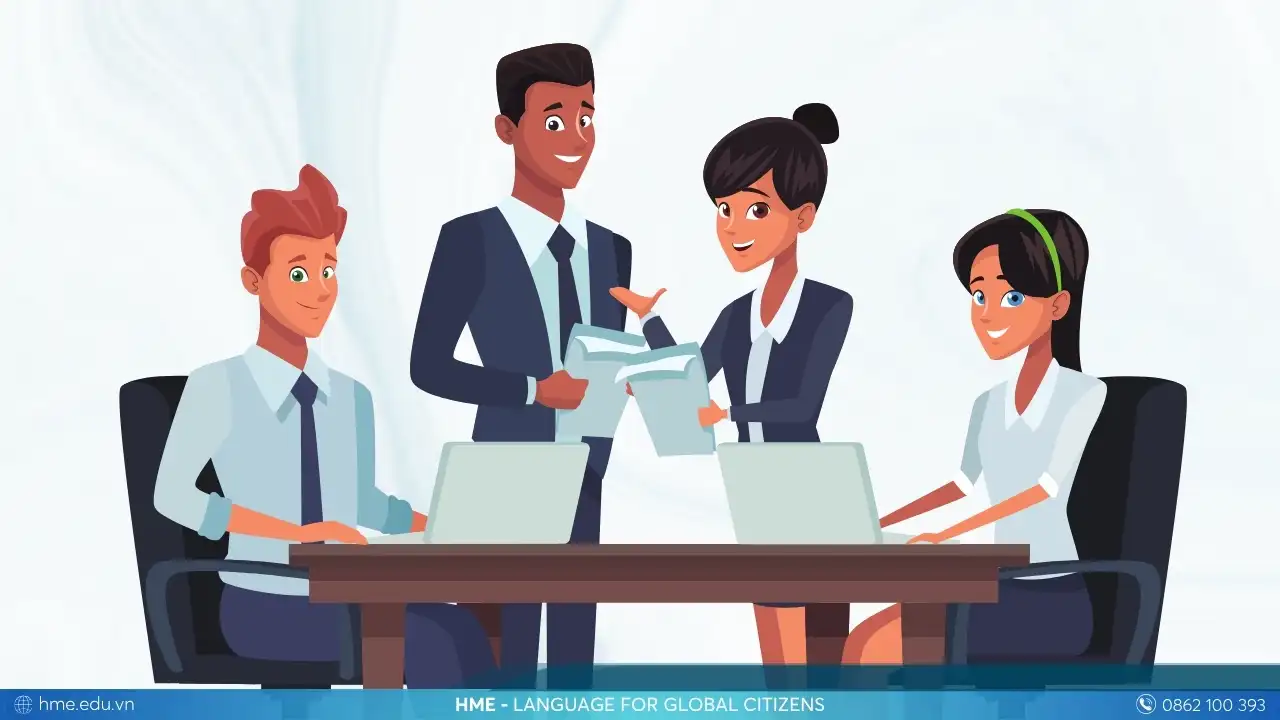 Tiếng Anh giao tiếp văn phòng khi chào hỏi & làm quen