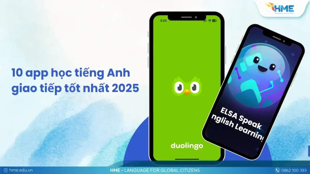 Top 10 app học tiếng Anh giao tiếp tốt nhất 2025