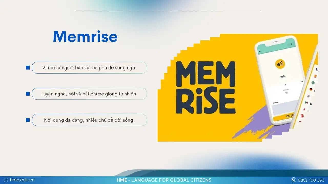 Memrise – App học giao tiếp qua video người thật