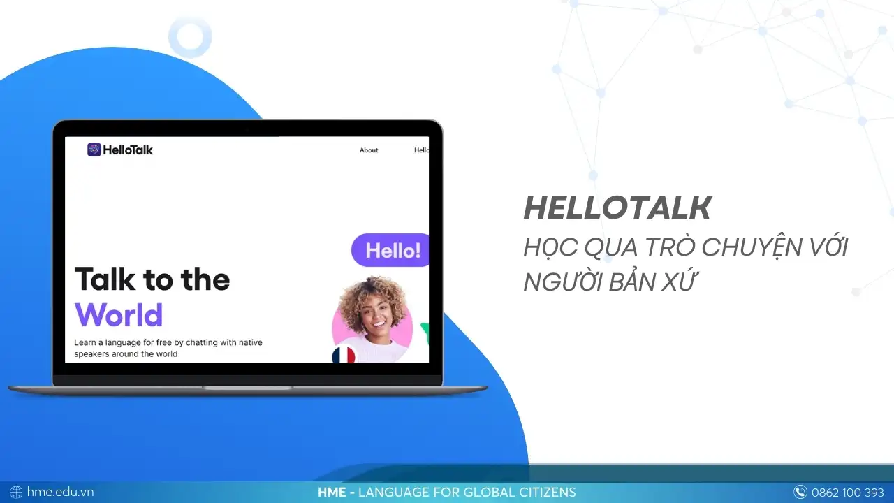 Tiếng Anh giao tiếp online qua HelloTalk – Học qua trò chuyện với người bản xứ