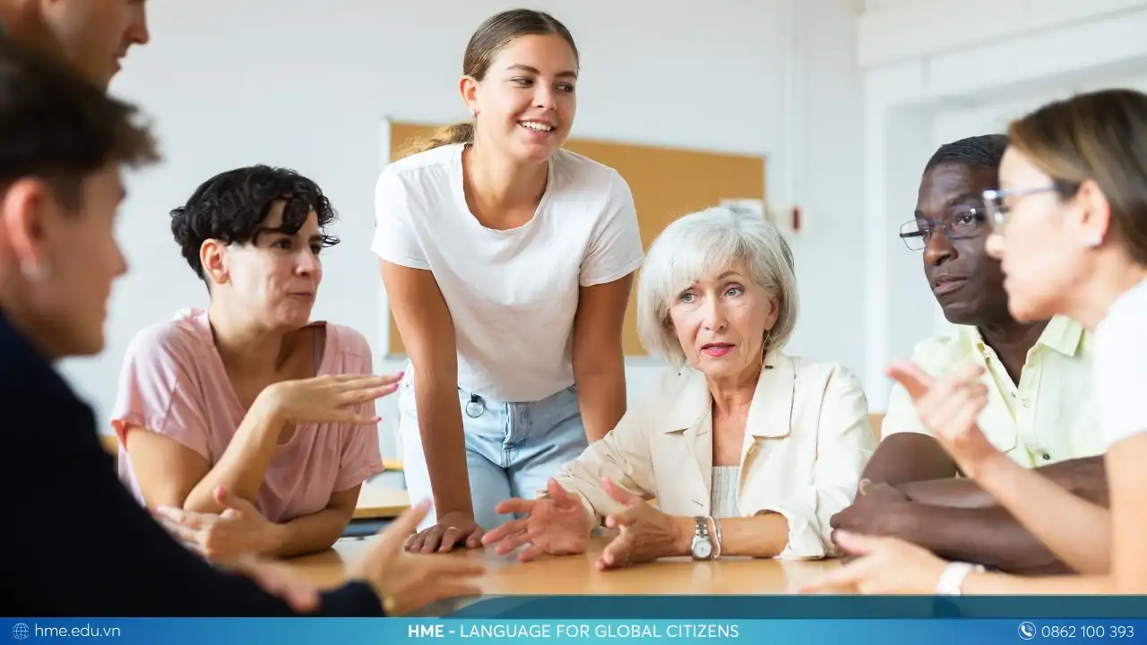 Không tạo môi trường tiếng Anh xung quanh mình