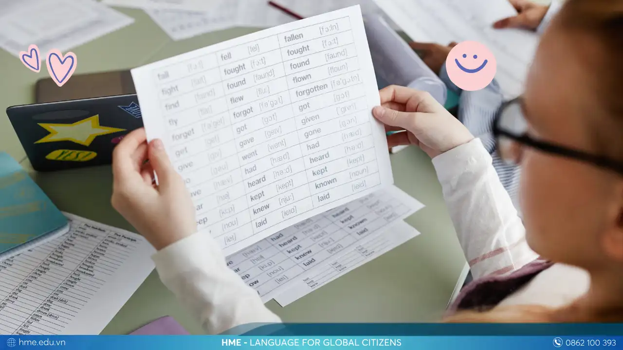 Động từ bất quy tắc (Irregular Verbs)