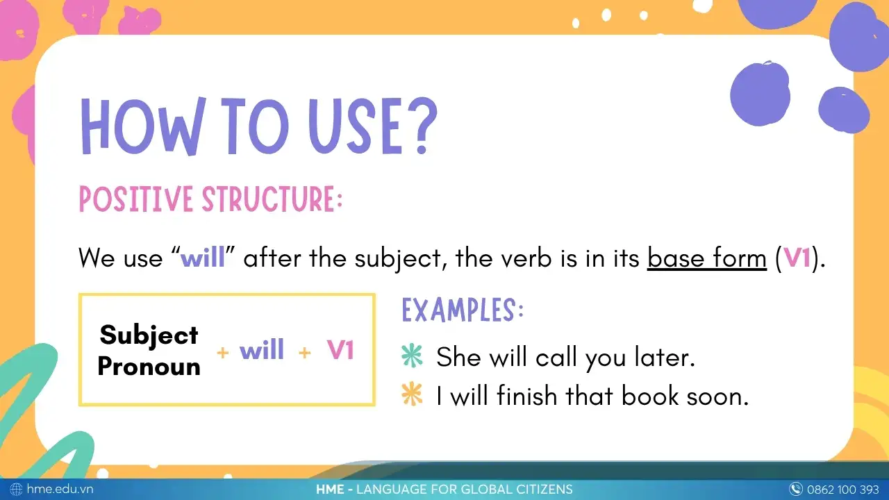 Thì tương lai (Future Tense)