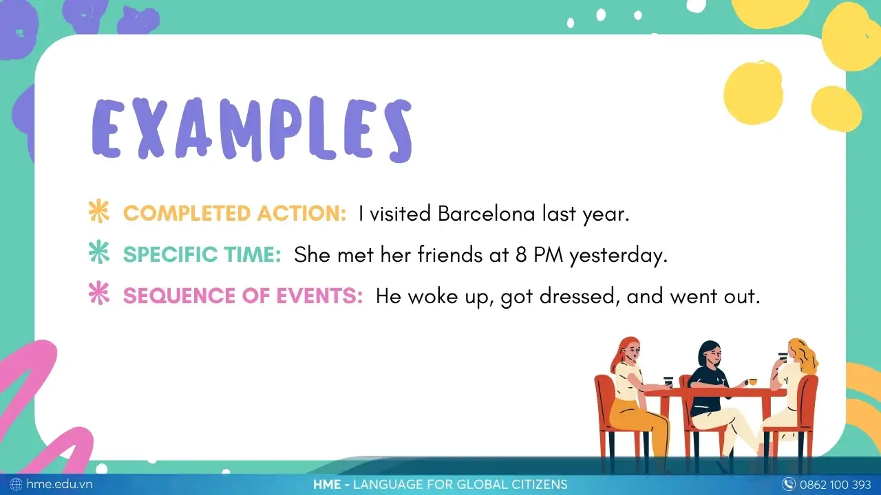 Thì quá khứ (Past Tense)