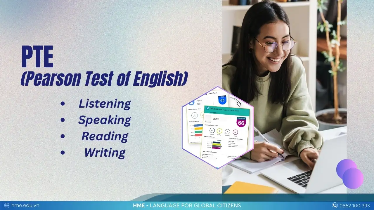 Cấu trúc bài thi PTE Exam (cập nhật mới nhất)